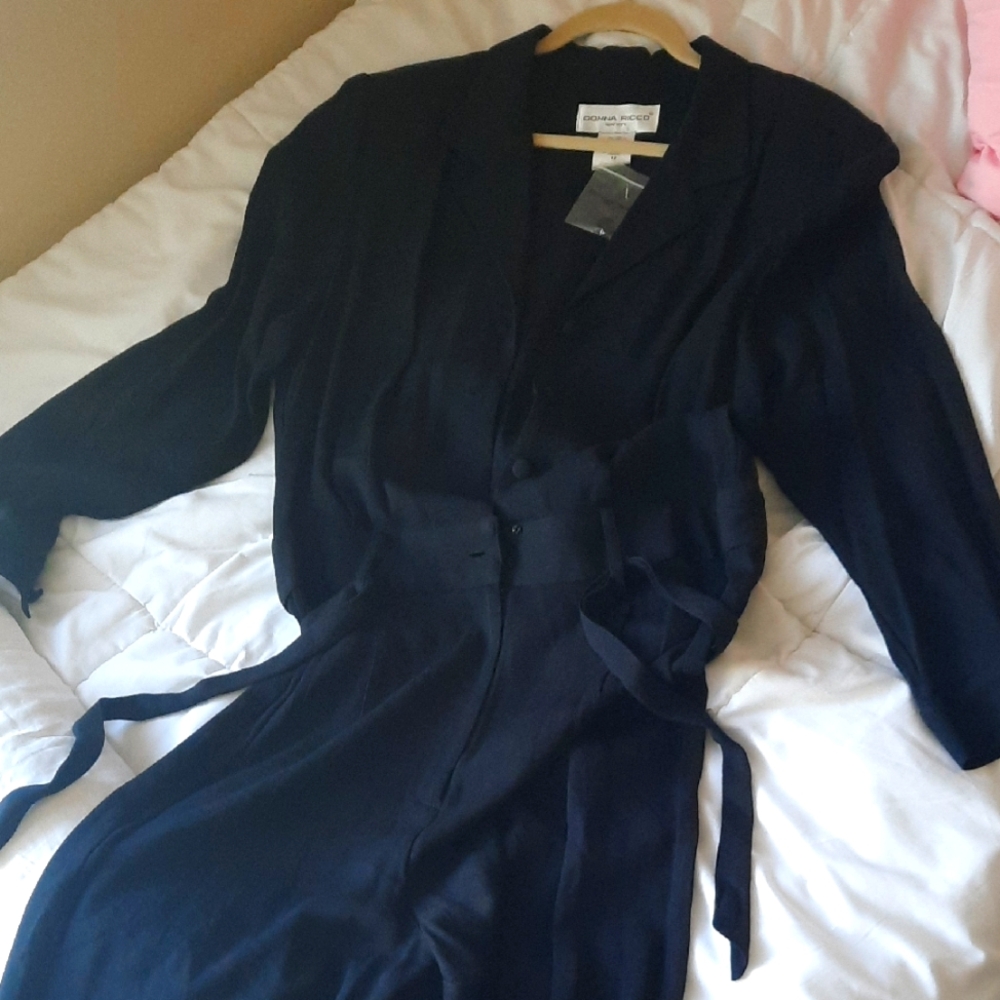 New Donna Ricco Black Jumper